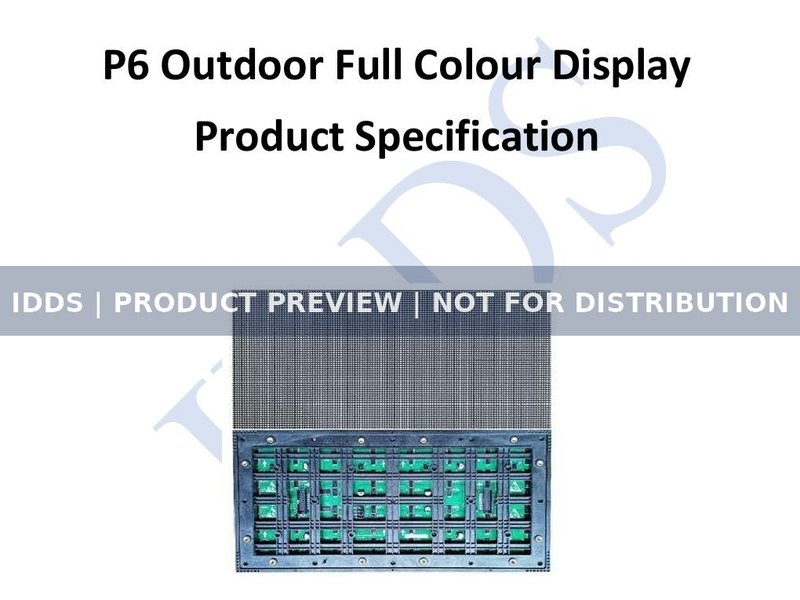 P6 Outdoor Full Colour LED Display product preview